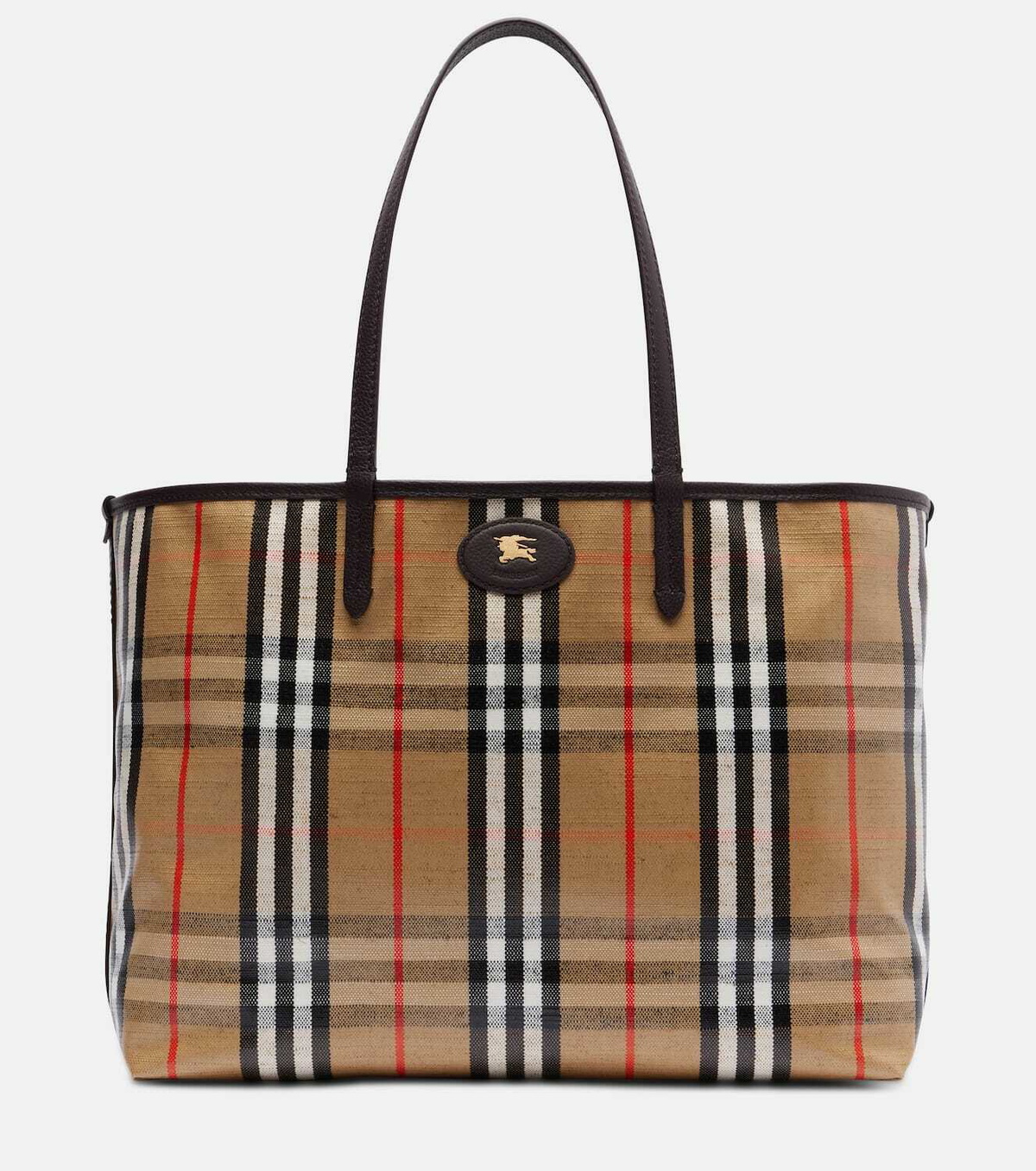 Burberry Highlands Medium jacquard tote bag