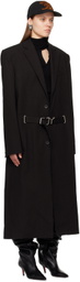 Y/Project Black Y Belt Coat