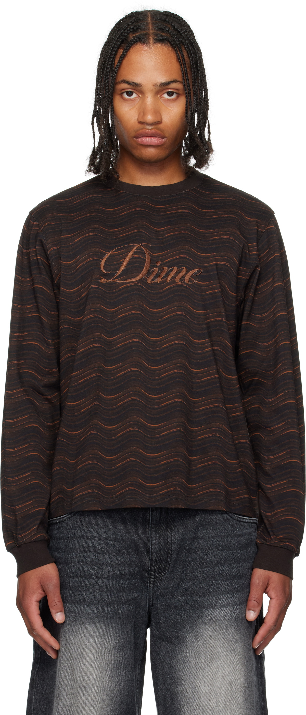 DIME｜SHORT-SLEEVED ROUND NECK T-SHIRTS (Gulliver Allove Dime Black Gulliver Allover T-Shirt Dime