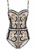 TORY BURCH Printed Underwire One Piece Swimsuit