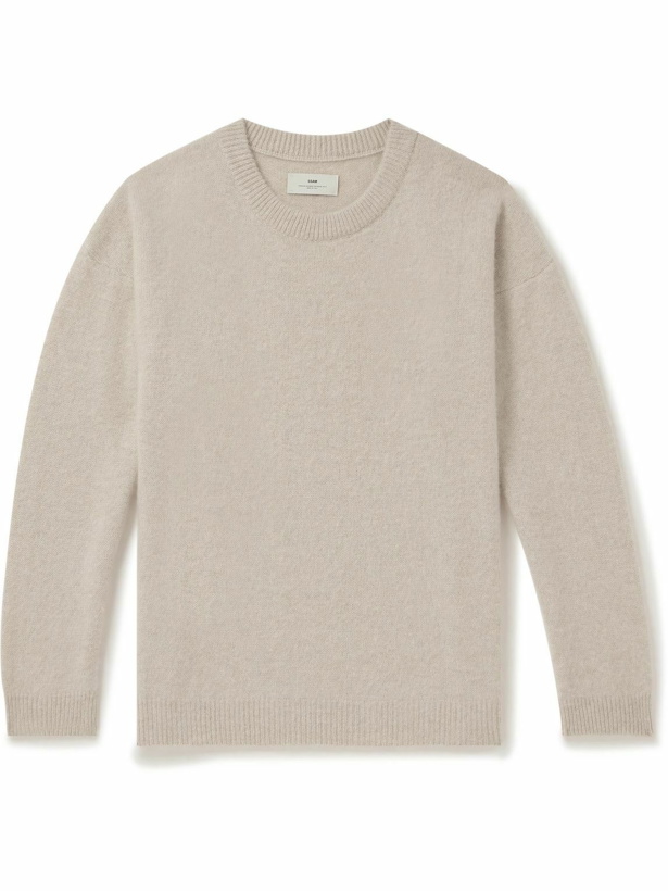 Photo: SSAM - Brushed Cashmere Sweater - Neutrals