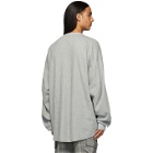 Doublet Grey Skeleton Embroidery Thermal T-Shirt