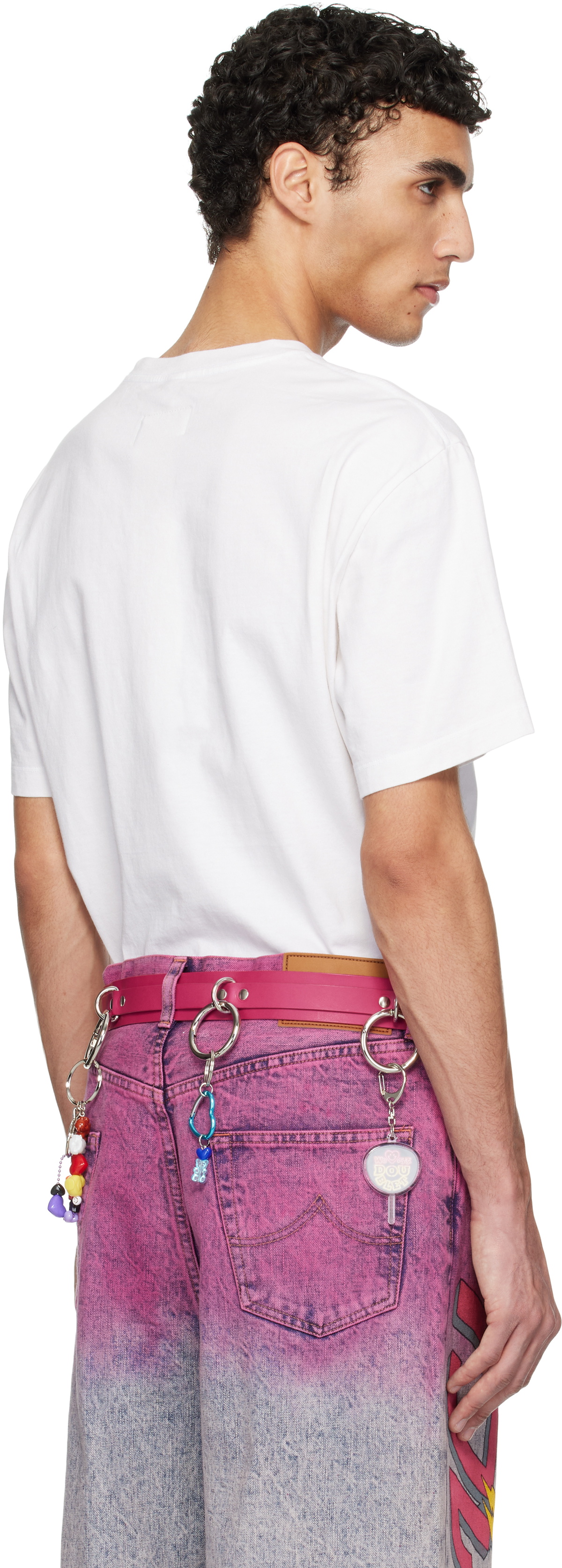 doublet White Rabbit Anime Print T-shirt