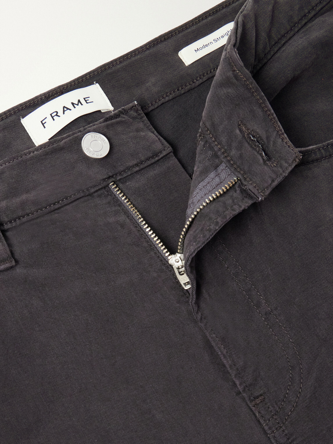 FRAME - The Modern Slim-Fit Straight-Leg Jeans - Gray