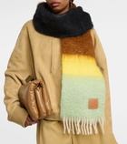 Loewe Striped mohair and wool scarf