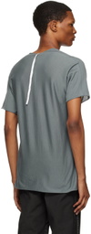 Label Under Construction Blue Arched T-Shirt