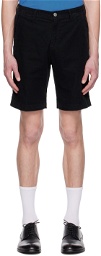 Massimo Alba Black Vela Shorts