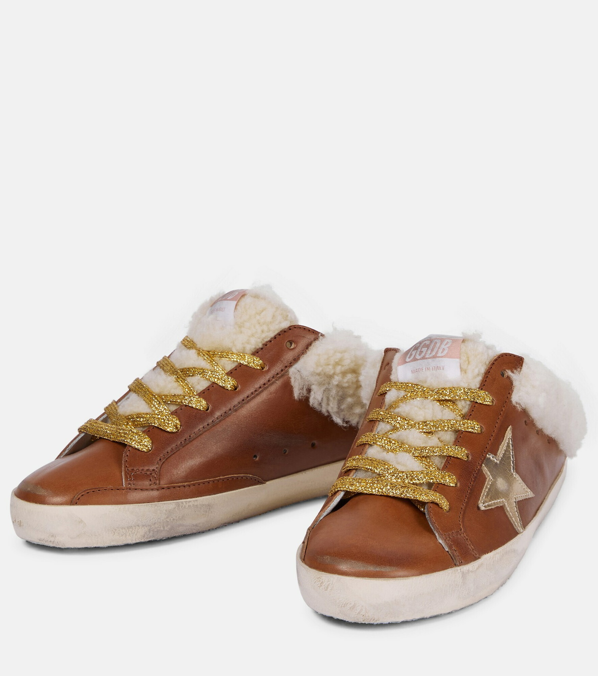 Golden Poise Mules