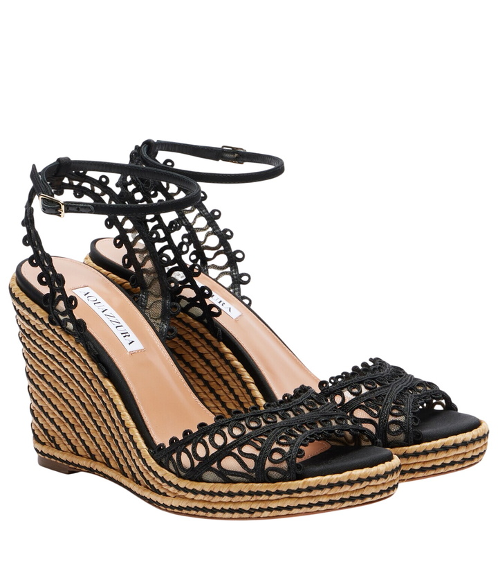 Photo: Aquazzura Kahlo espadrille wedges