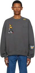 Axel Arigato Gray Juniper College 'A' Sweatshirt