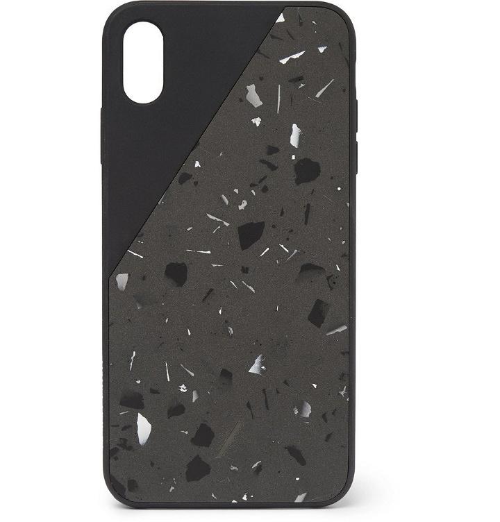 Photo: Native Union - Clic Terrazzo Jesmonite iPhone XS Max Case - Men - Black