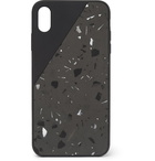 Native Union - Clic Terrazzo Jesmonite iPhone XS Max Case - Men - Black