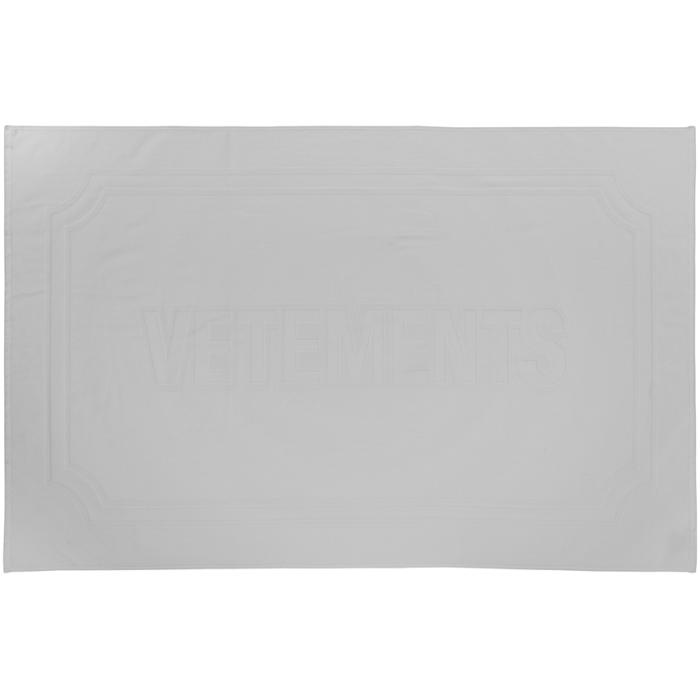 Photo: Vetements White Logo Beach Towel 