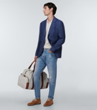 Brunello Cucinelli - Ripped slim-leg jeans