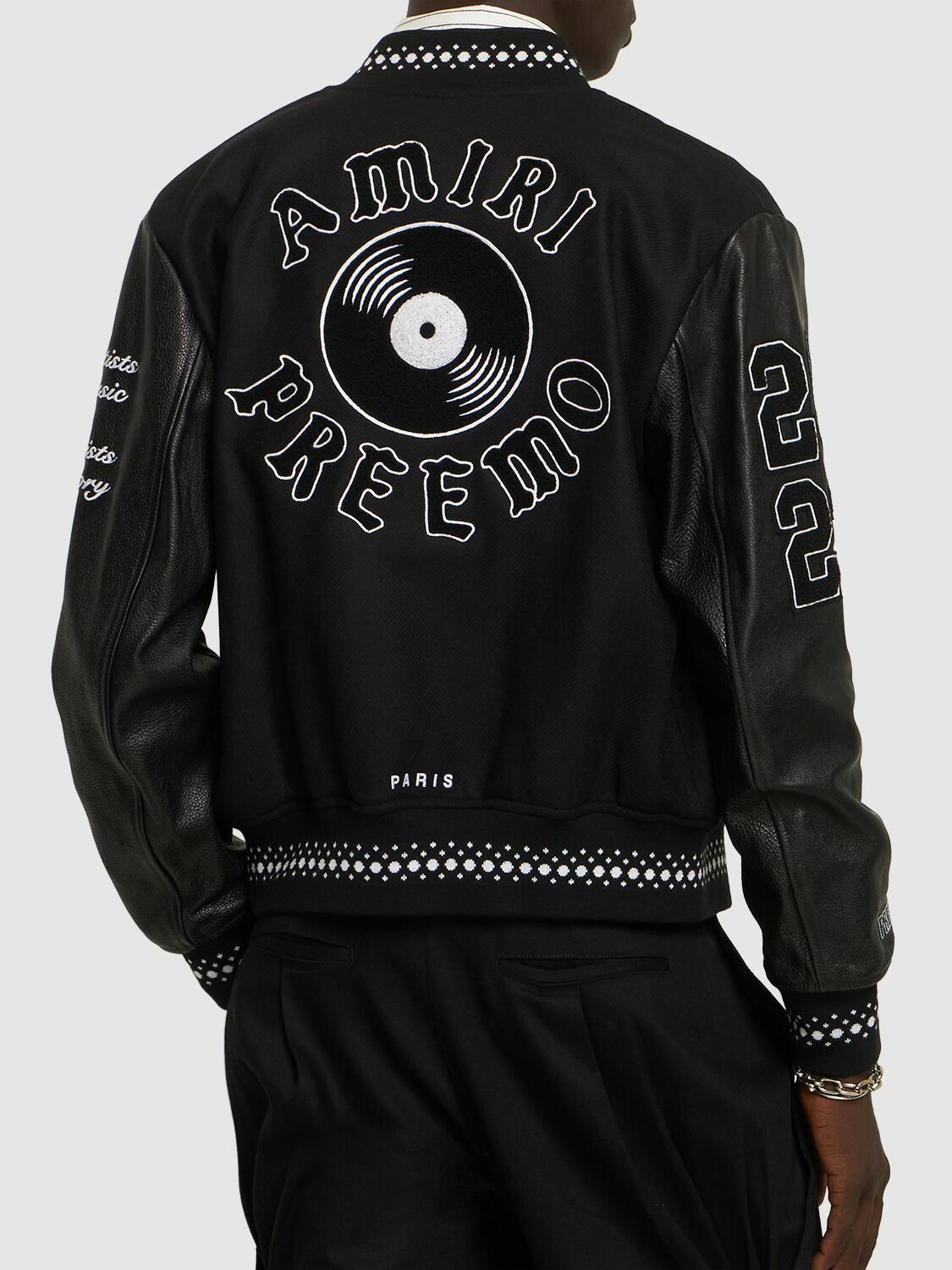 AMIRI Preemo Wool Blend Varsity Jacket Amiri