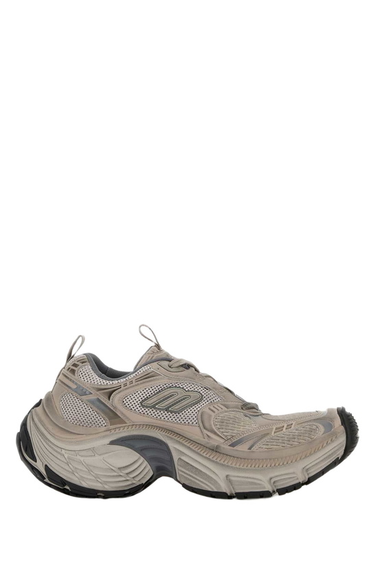 Photo: Balenciaga Cappuccino Mesh And Rubber 6xl Sneakers