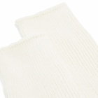 RoToTo Organic Daily Ribbed Crew Sock - 3 Pack in Ivory
