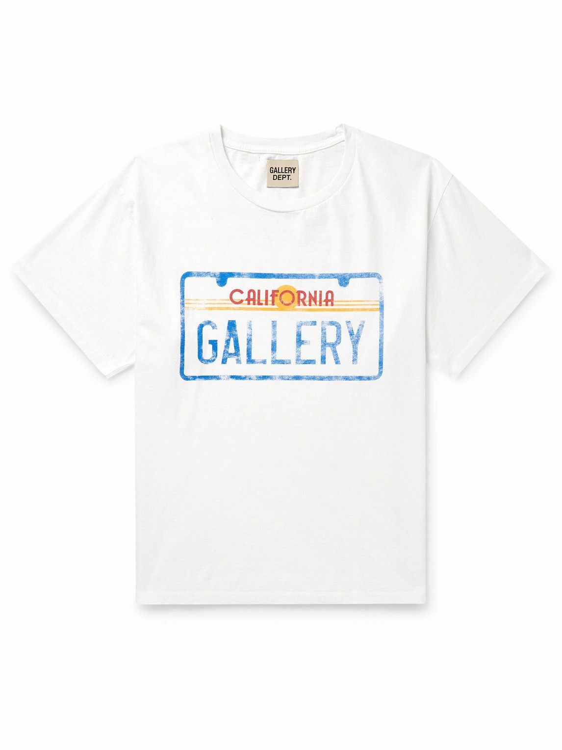 GALLERY DEPT. コットンジャージー ロゴ Tシャツ Gallery Dept. - Logo-Print Cotton-Jersey T-Shirt - White