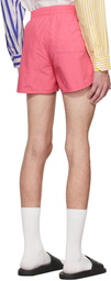 JW Anderson Pink 'JWA' Logo Swim Shorts