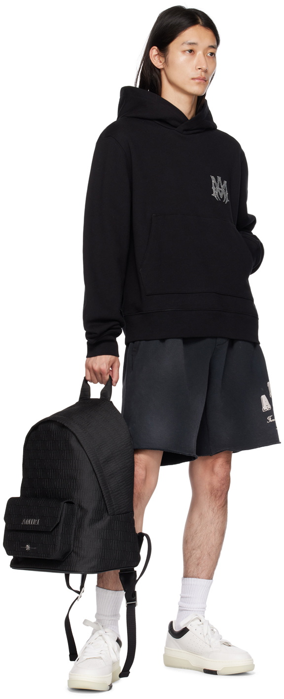 AMIRI Black Embellished Hoodie