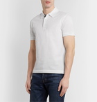 Brioni - Slim-Fit Cotton-Piqué Polo Shirt - White