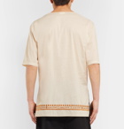 Acne Studios - Ringoh Embroidered Cotton-Poplin Shirt - Men - Cream