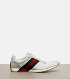 Gucci Gucci Tempo suede-trimmed sneakers