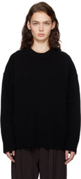 CO Black Boyfriend Crew Neck Sweater