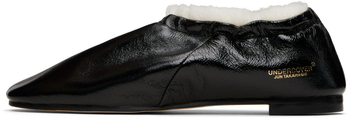 UNDERCOVER Black Beautiful Shoes Edition UC2F1F01 Flats