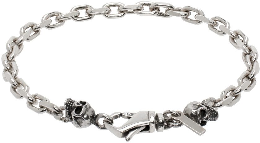 ブレスレット EMANUELE BICOCCHI SILVER 925 SKULL CHAIN BRACELET 251883M142022_1.jpg