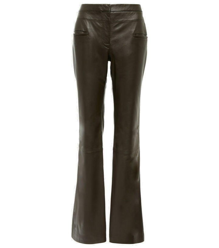 Photo: Altuzarra - Serge leather bootcut pants