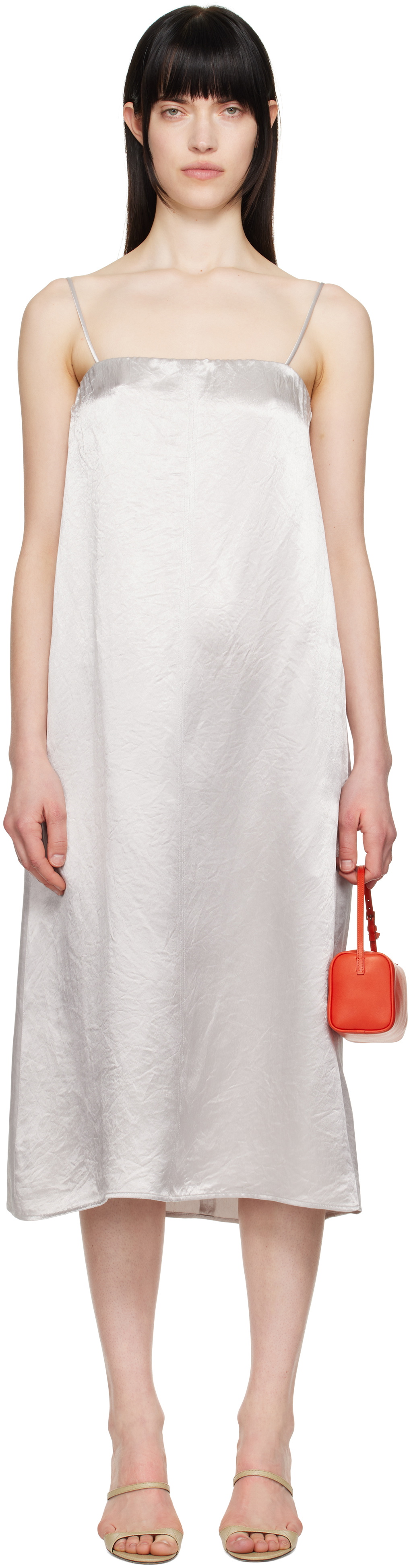 Max Mara Leisure Gray Aerosi Midi Dress