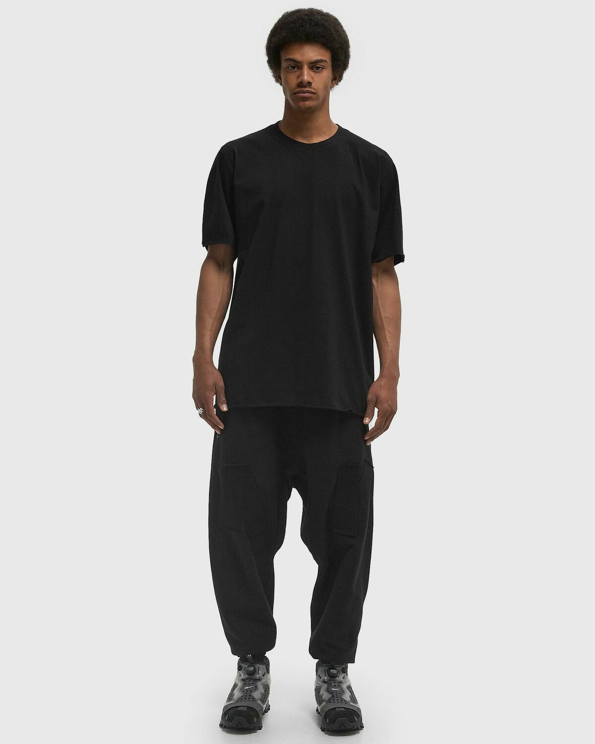 Reebok X 11 by Boris Bidjan Saberi CONSTRUCTED TEE Black Mens Shortsleefe