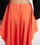 Alaïa Peek cady midi skirt