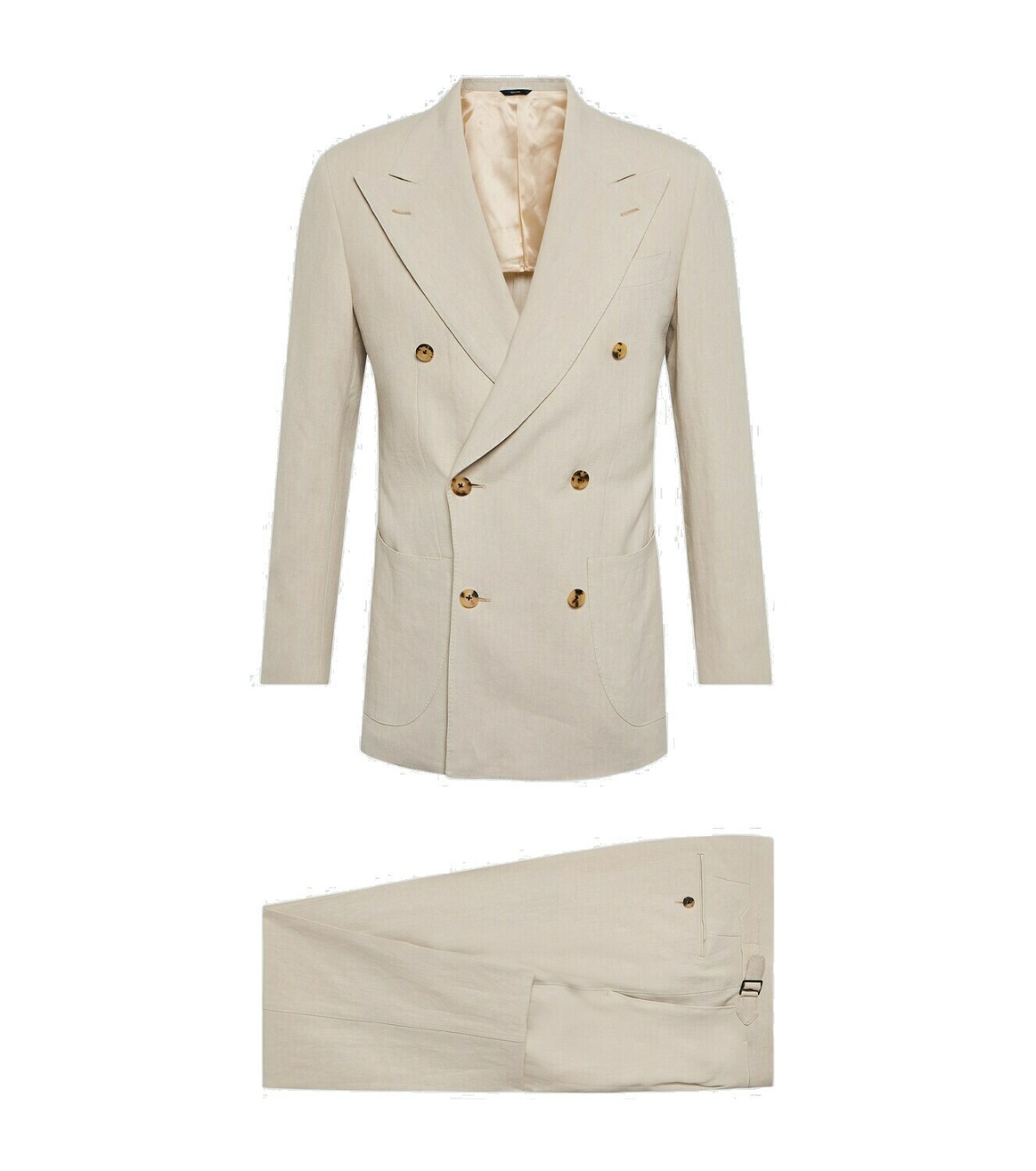 Photo: Thom Sweeney Double-breasted linen suit