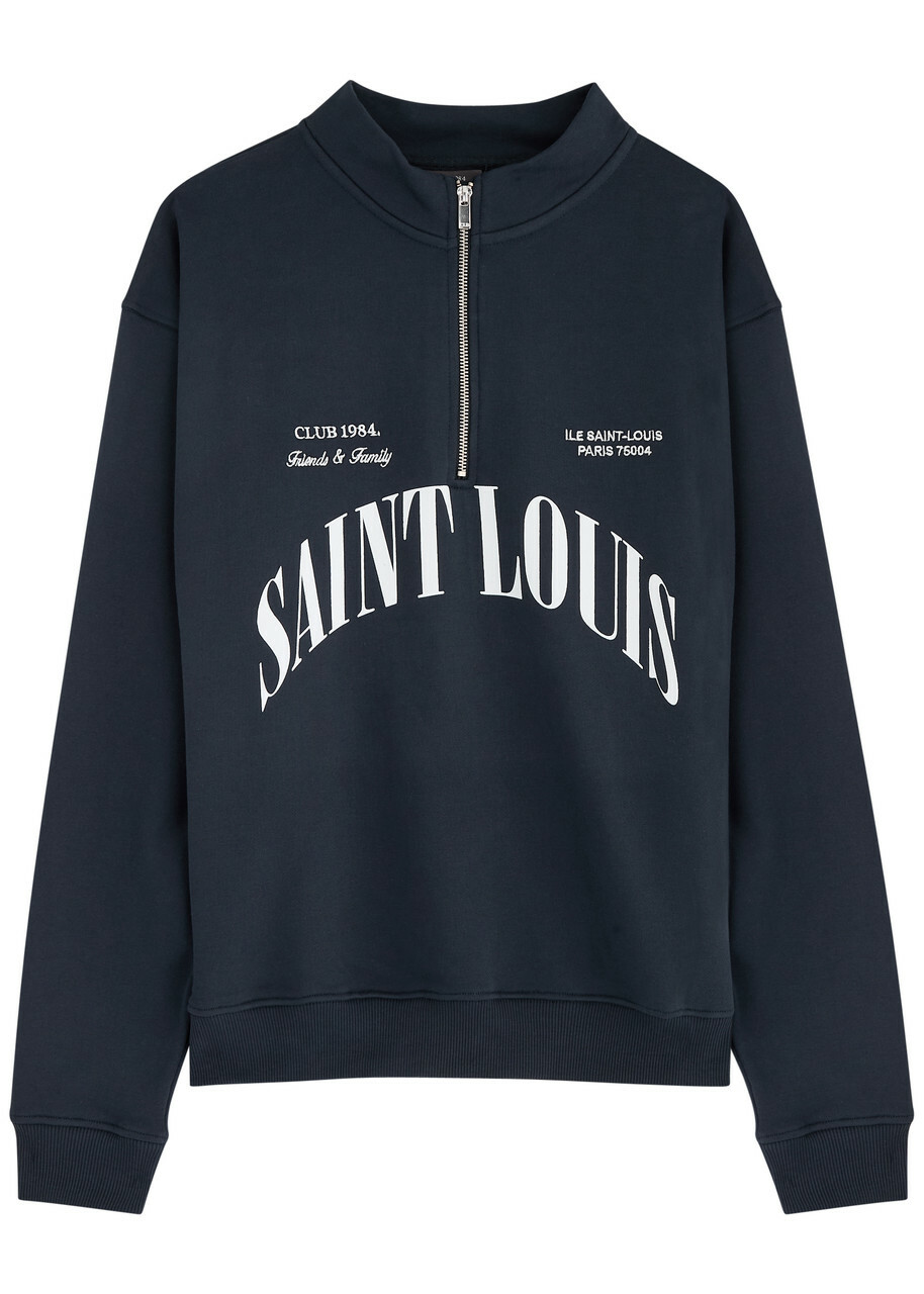 Club 1984 Saint Louis Half-zip Cotton Sweatshirt