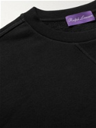 Ralph Lauren Purple label - Cotton-Blend Jersey Sweatshirt - Black