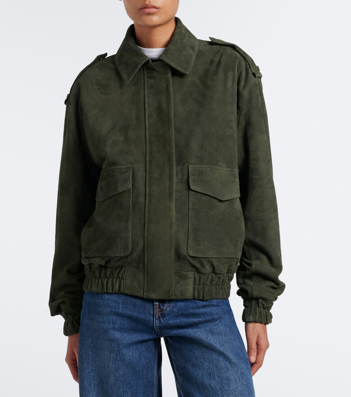 Arma Halti suede blouson jacket