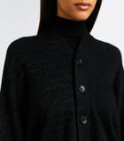 Junya Watanabe Draped wool and cotton-blend cardigan