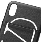 Valentino - Valentino Garavani Full-Grain Leather iPhone XS Case - Black