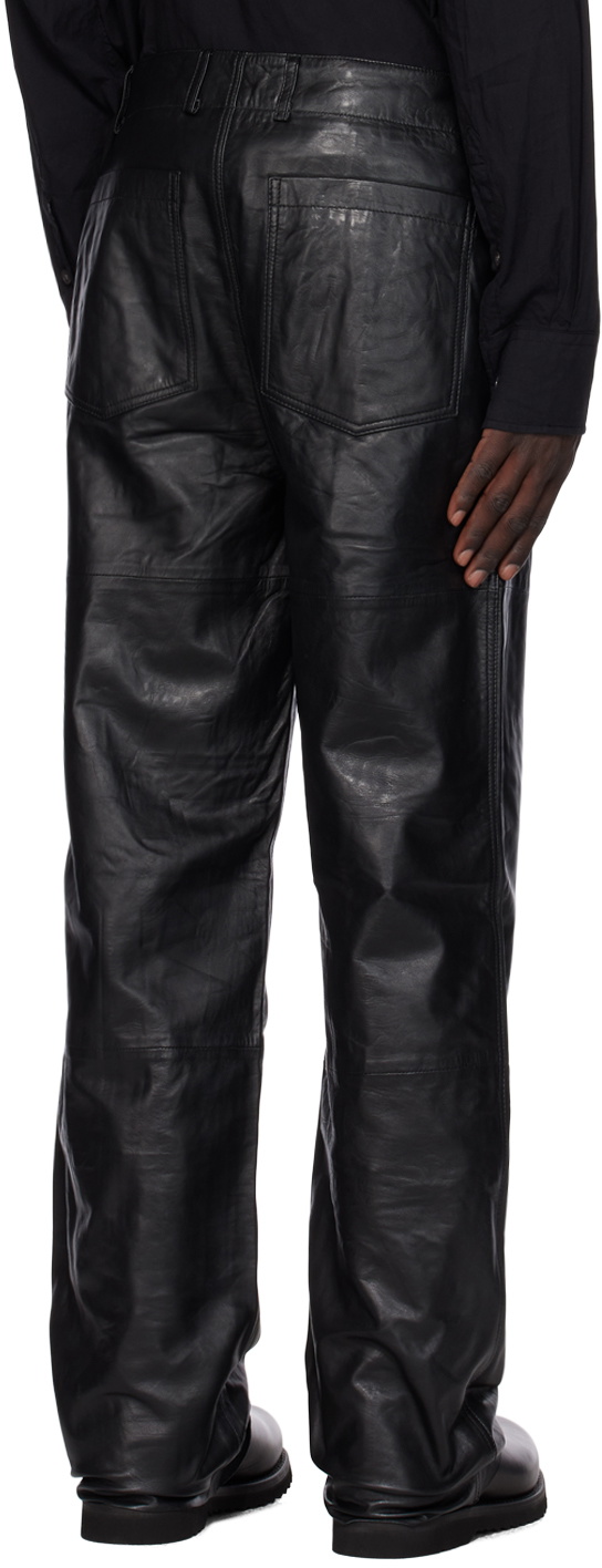 Deadwood Black Presley Leather Pants