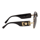 Versace Black Baroque Aviator Sunglasses