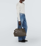 The Row Soft Margaux 17 leather tote bag