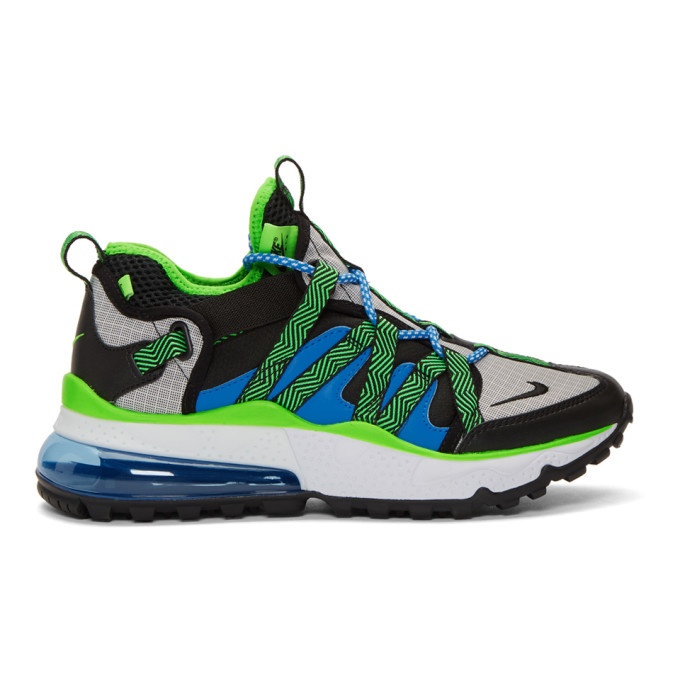 Photo: Nike Black and Blue Air Max 270 Bowfin Sneakers