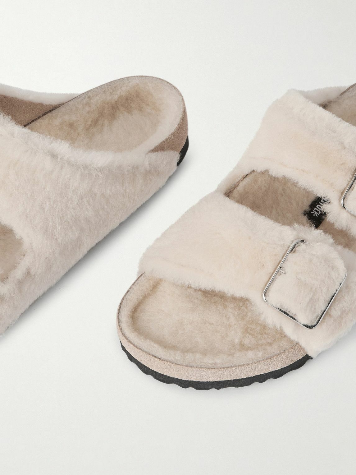 BIRKENSTOCK 1774 - Arizona Shearling Sandals - Neutrals
