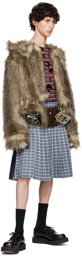 Chopova Lowena Blue Marshal Denim Skirt