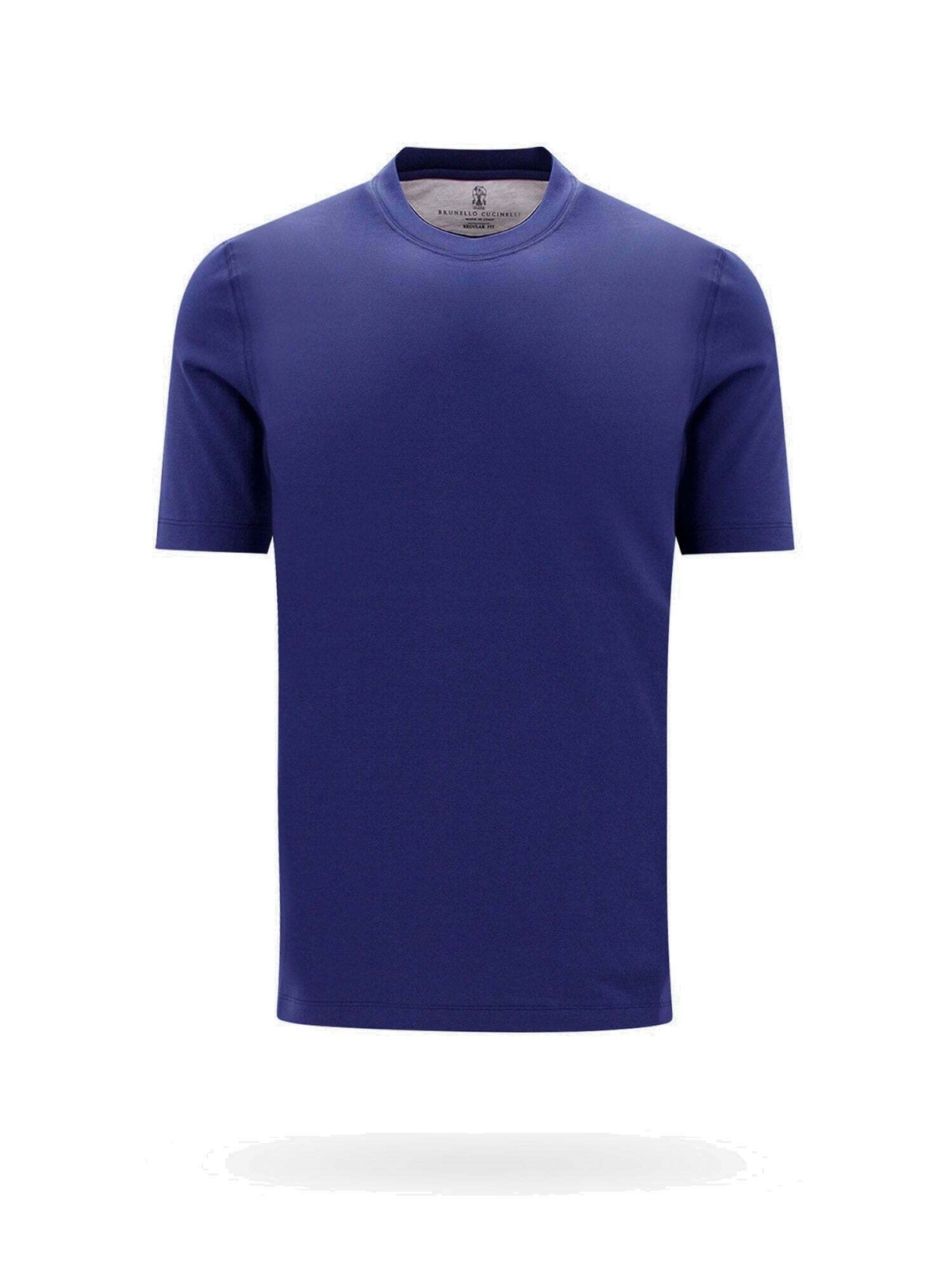 Brunello Cucinelli T Shirt Blue Mens Brunello Cucinelli