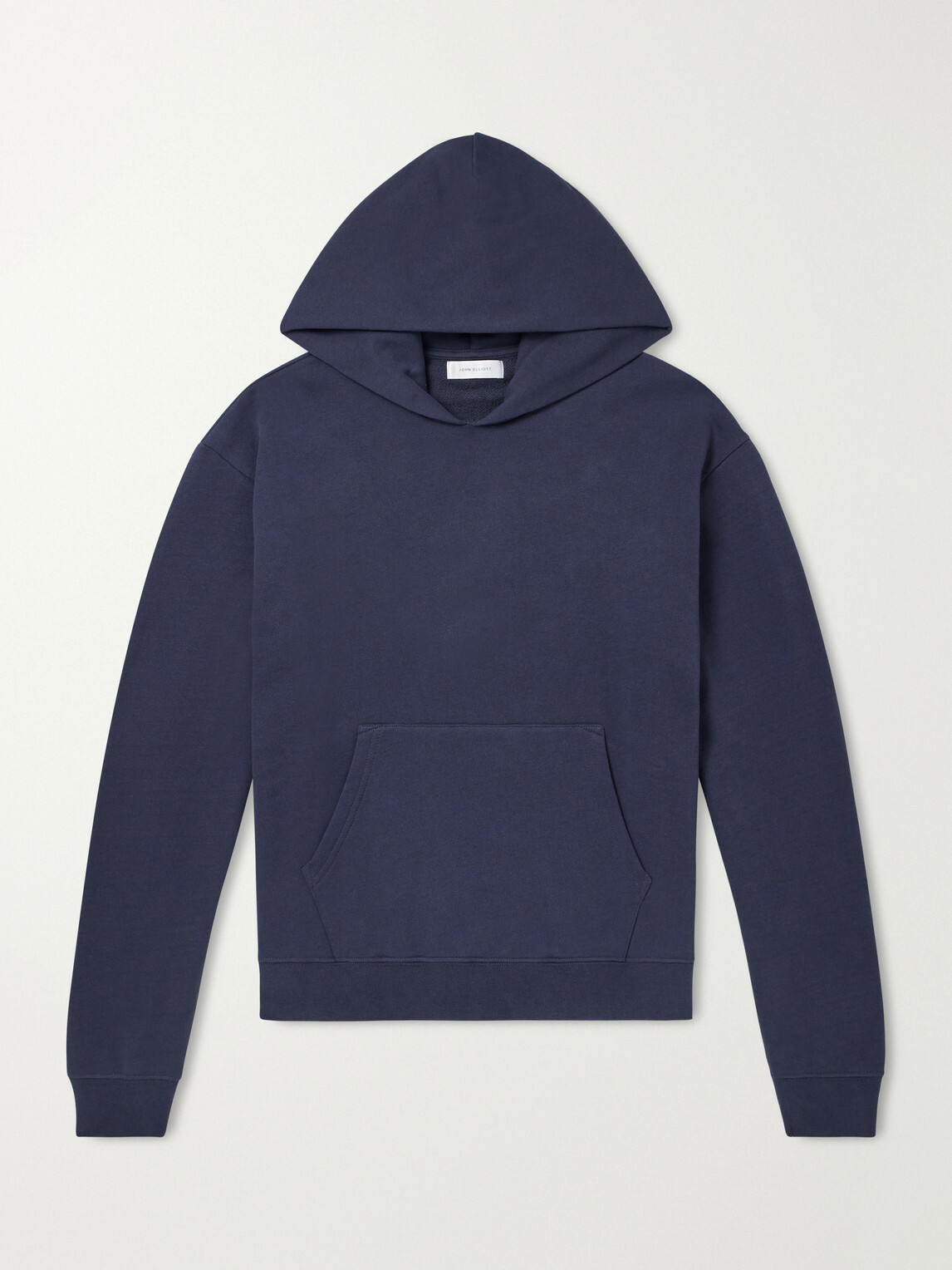 John Elliott - Cotton-Jersey Hoodie - Blue