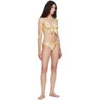 Chloé Multicolor Sunbleached Flower Print Bikini Top