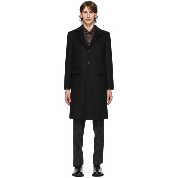 Photo: Burberry Black Wool Cashmere Hawkhurst Coat